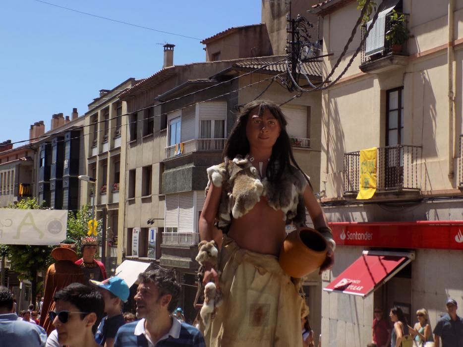 Trobada de gegants a Moià