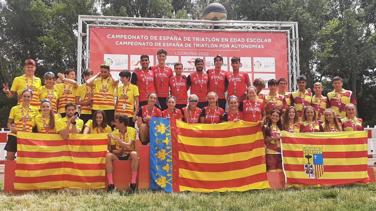 La selección Valenciana, en lo más alto del podio