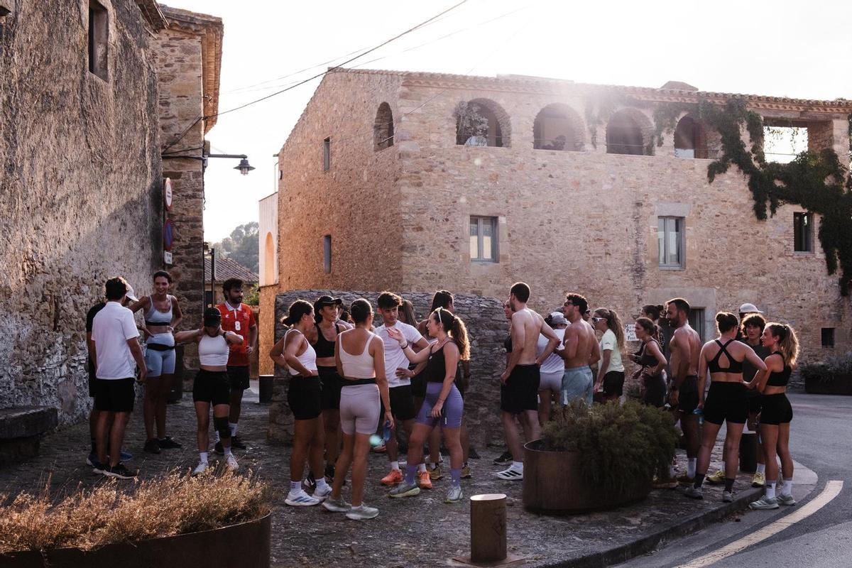 Un running club de Barcelona, en una imagen de archivo.
