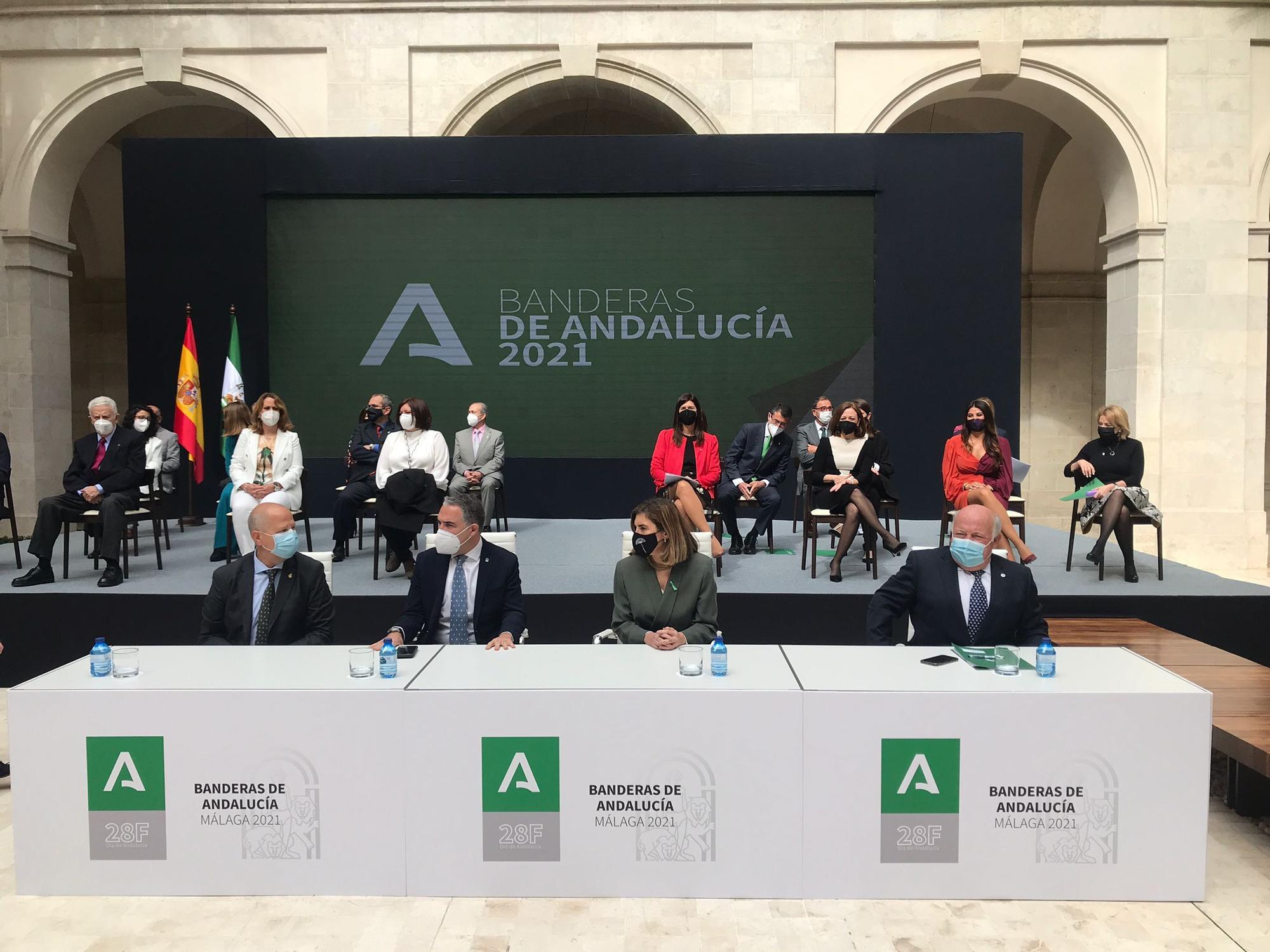 Entrega de los premios por el Día de Andalucía en Málaga