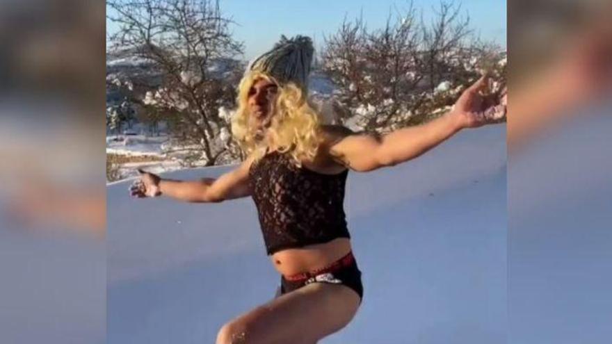 La nieve de Morella descubre a una futura estrella del humor en Castellón