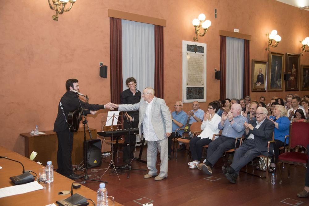 Acte per lliurar a Josep Rueda la medalla de la Ciutat al mèrit Cívic