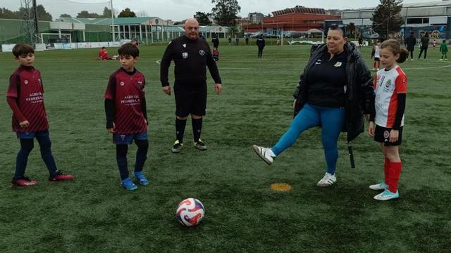 Mari Carmen Villaverde, vicepresidenta de la Escola Estrada de Fútbol Base.
