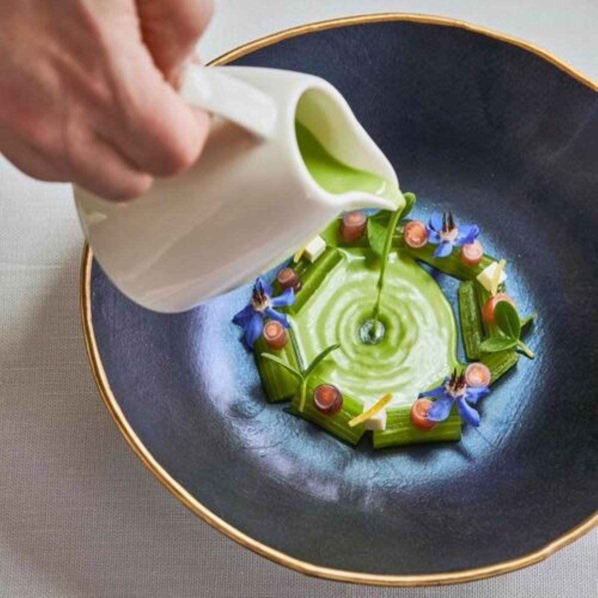 Uno de los platos de Canfranc Express