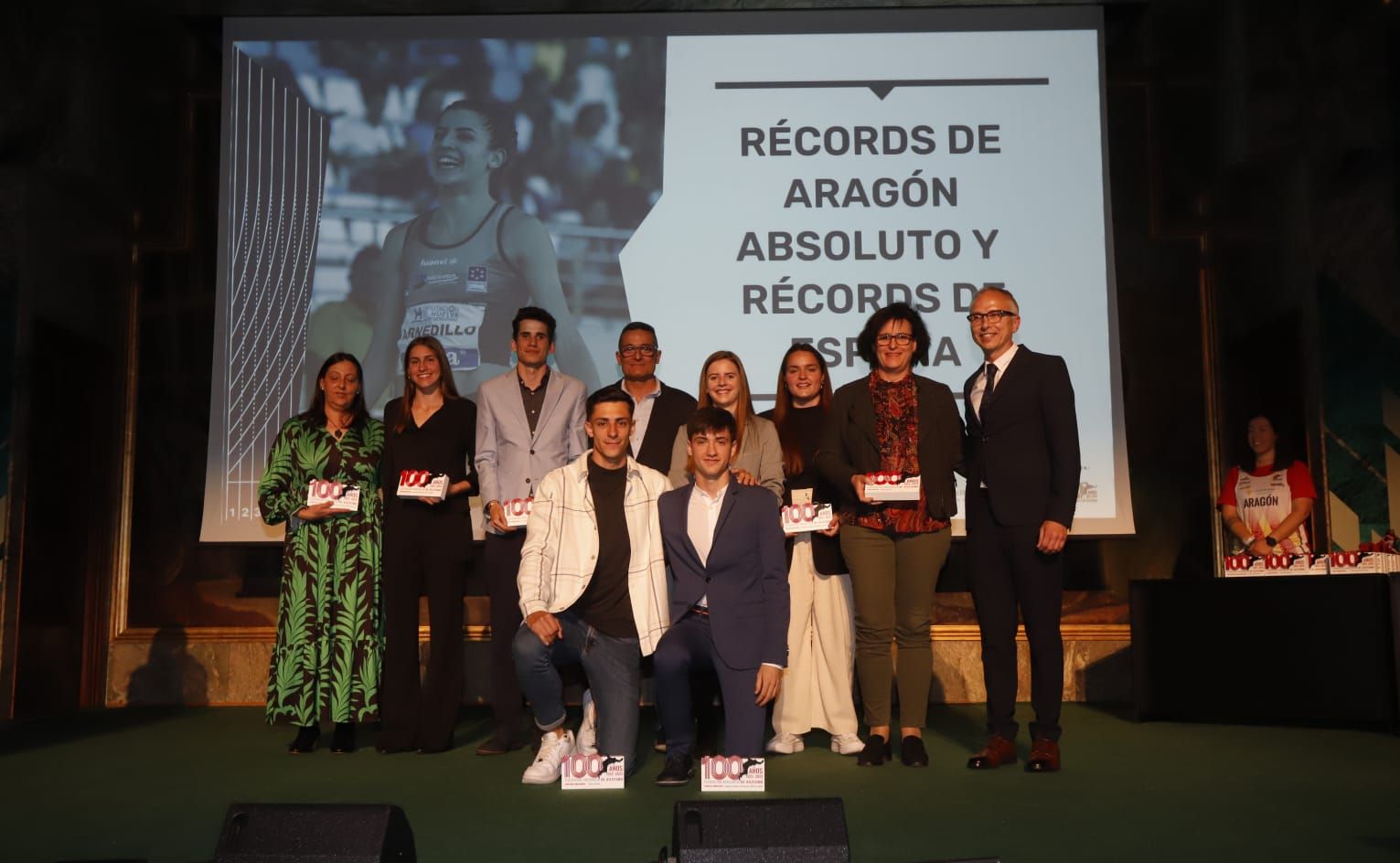 En imágenes | Gala de los 100 años de atletismo en Aragón