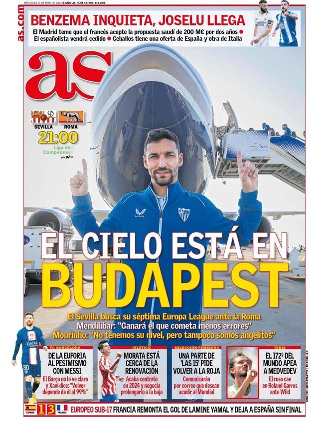 Estas son las portadas de la prensa deportiva