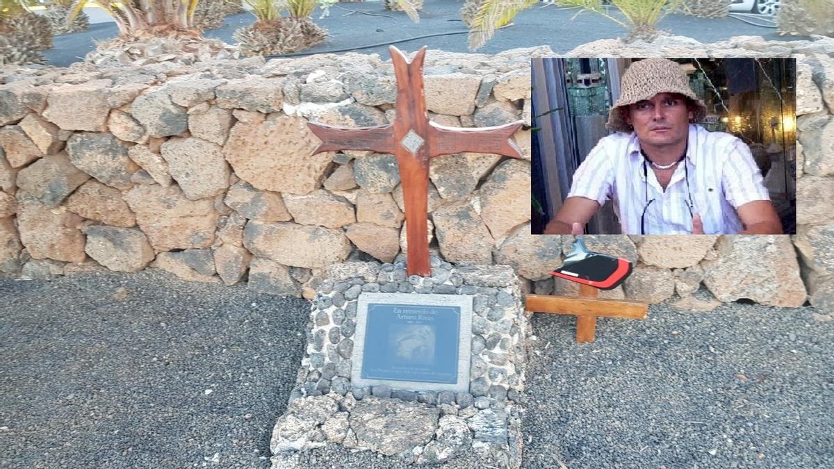 Homenaje a Arturo Rivas en Costa Teguise.