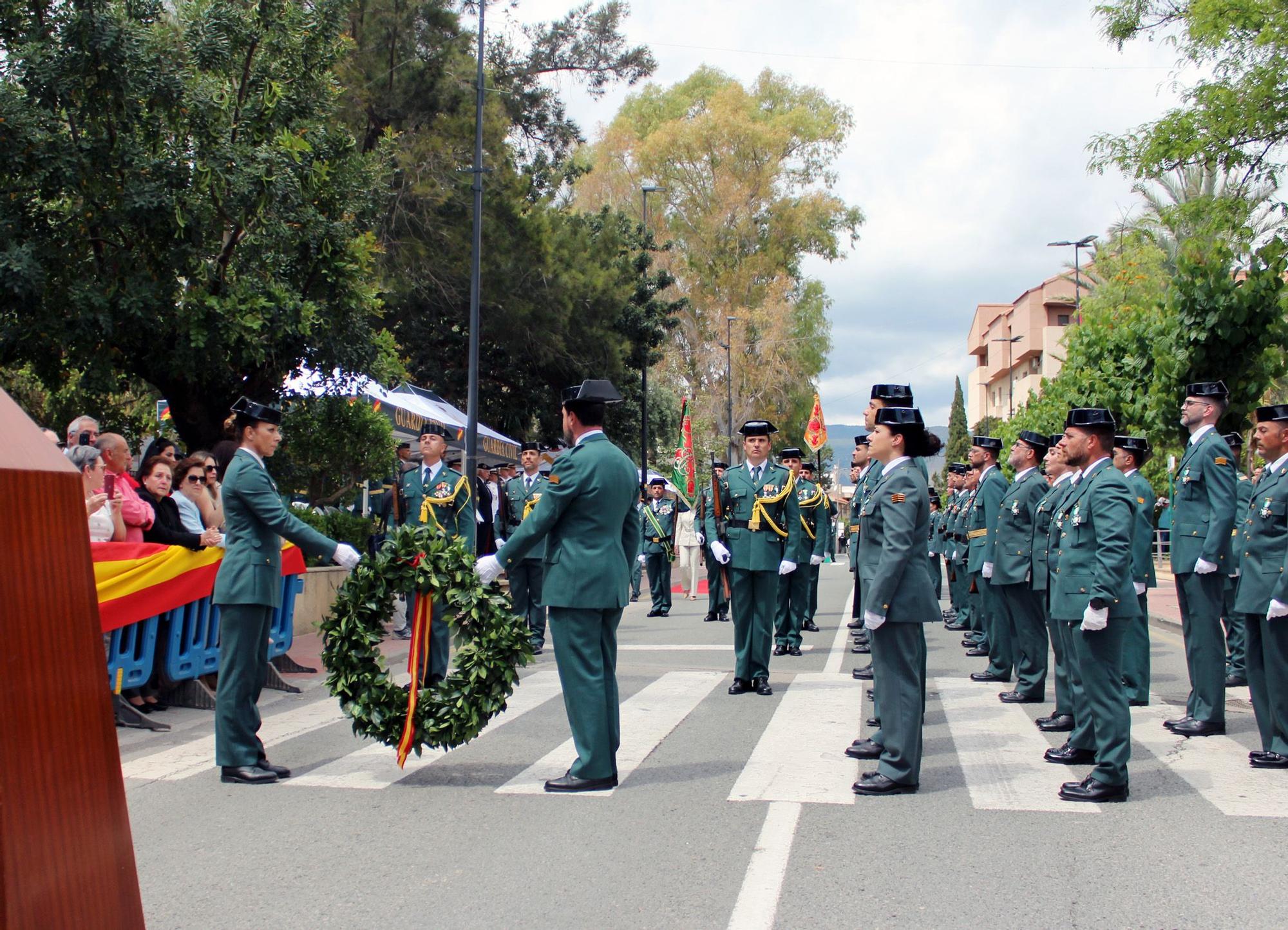 La Guardia Civil celebra en Alhama de Murcia el aniversario de su fundación