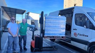 Mercadona dona cuatro toneladas de leche a Cáritas Ibiza