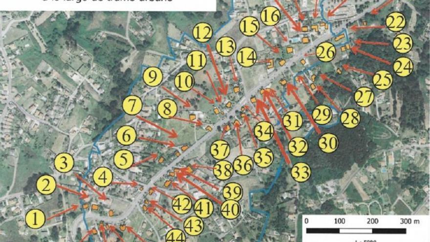 Residentes en O Couto niegan que solo haya 16 casas en una margen como dice la Xunta, sino 48