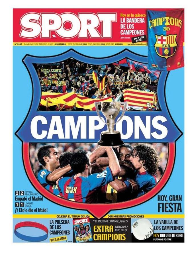 2005 - El FC Barcelona vuelve a conquistar el título de Liga