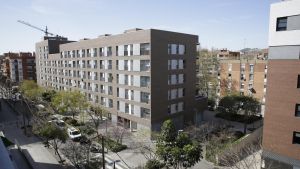 Bloques de viviendas en el Bon Pastor, en Barcelona.