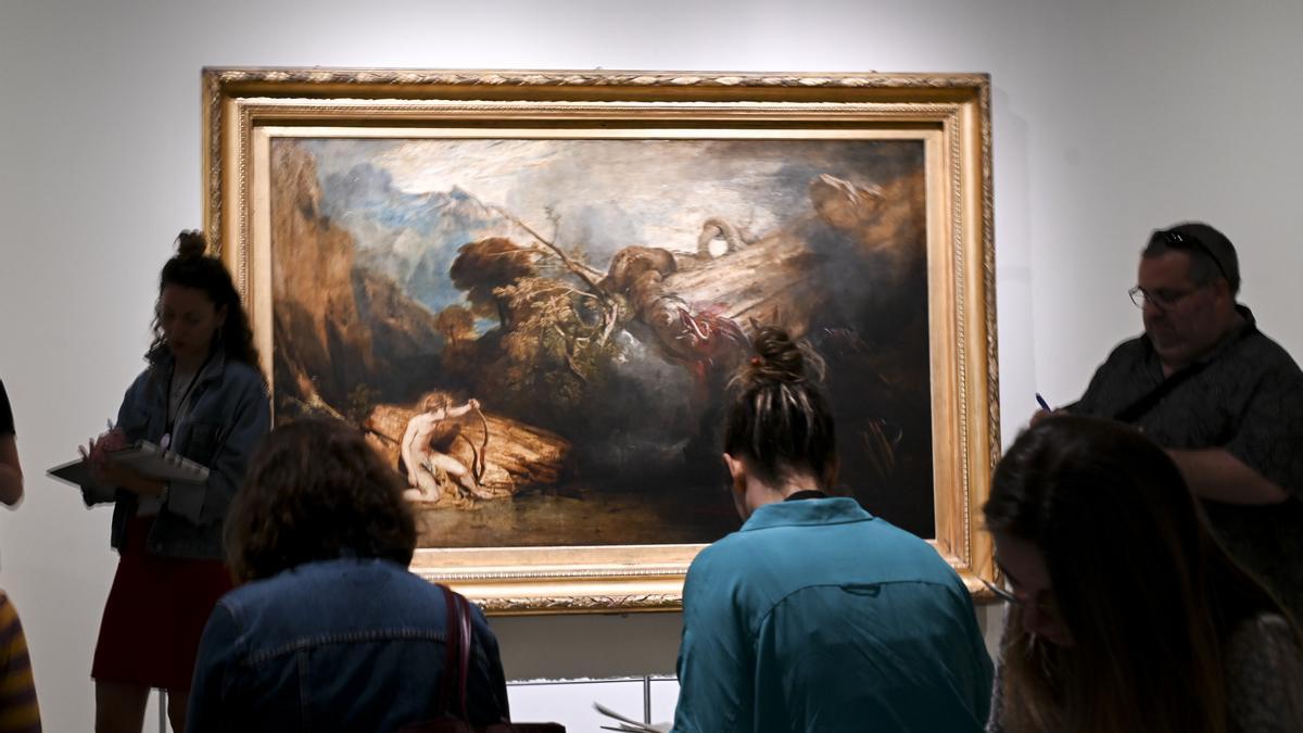 Curiosidad alrededor de la obra 'Apolo y Pitón' del pintor William Turner