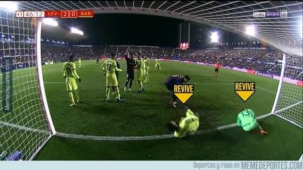 Memes de la victoria del Levante sobre el Barça