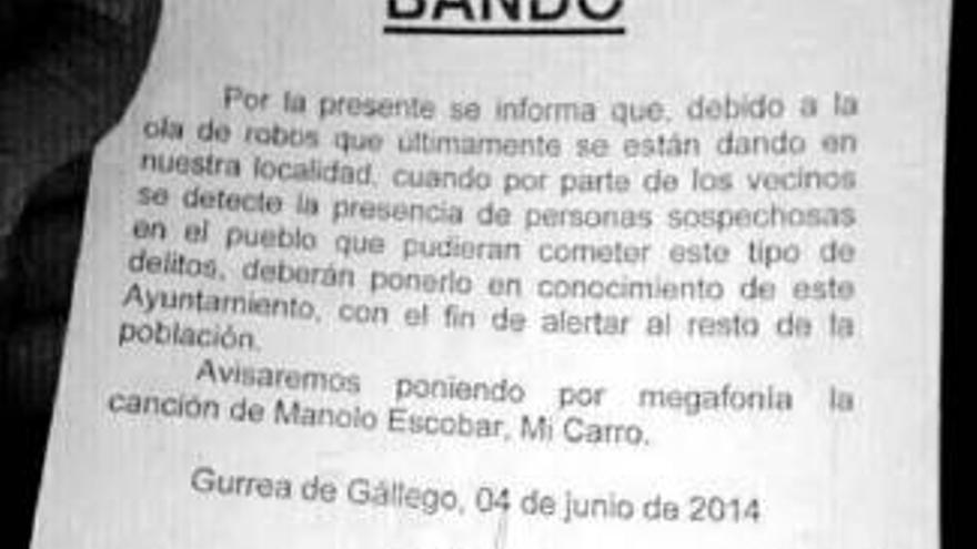 Alerta al ritmo de &#039;Mi carro&#039;