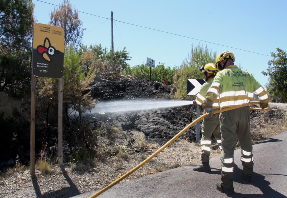 El desolador paisaje de la Calderona tras el incendio