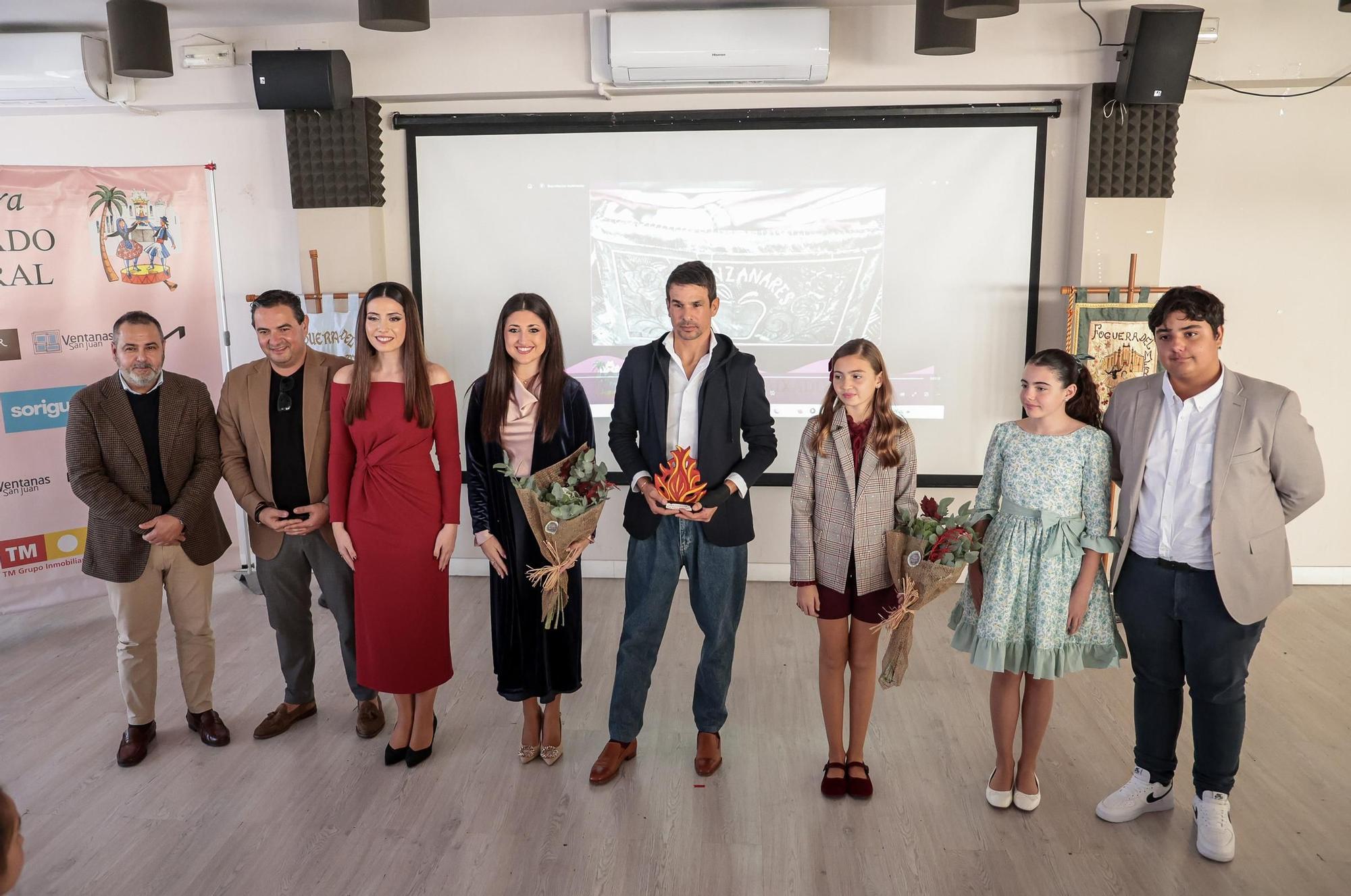 José María Manzanares, embajador de la Foguera Mercado Central