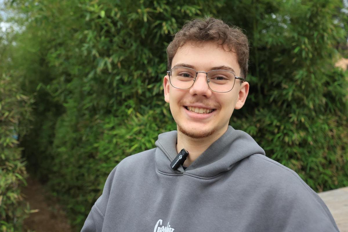 El joven Pablo Beltrán.