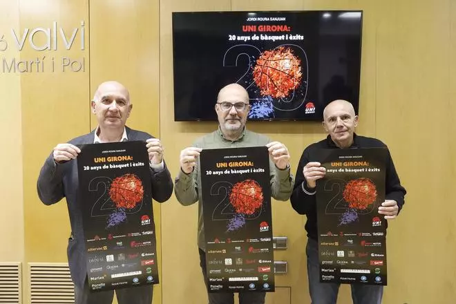 Les fotos de la presentació del llibre "Uni Girona: 20 anys de bàsquet i èxits"