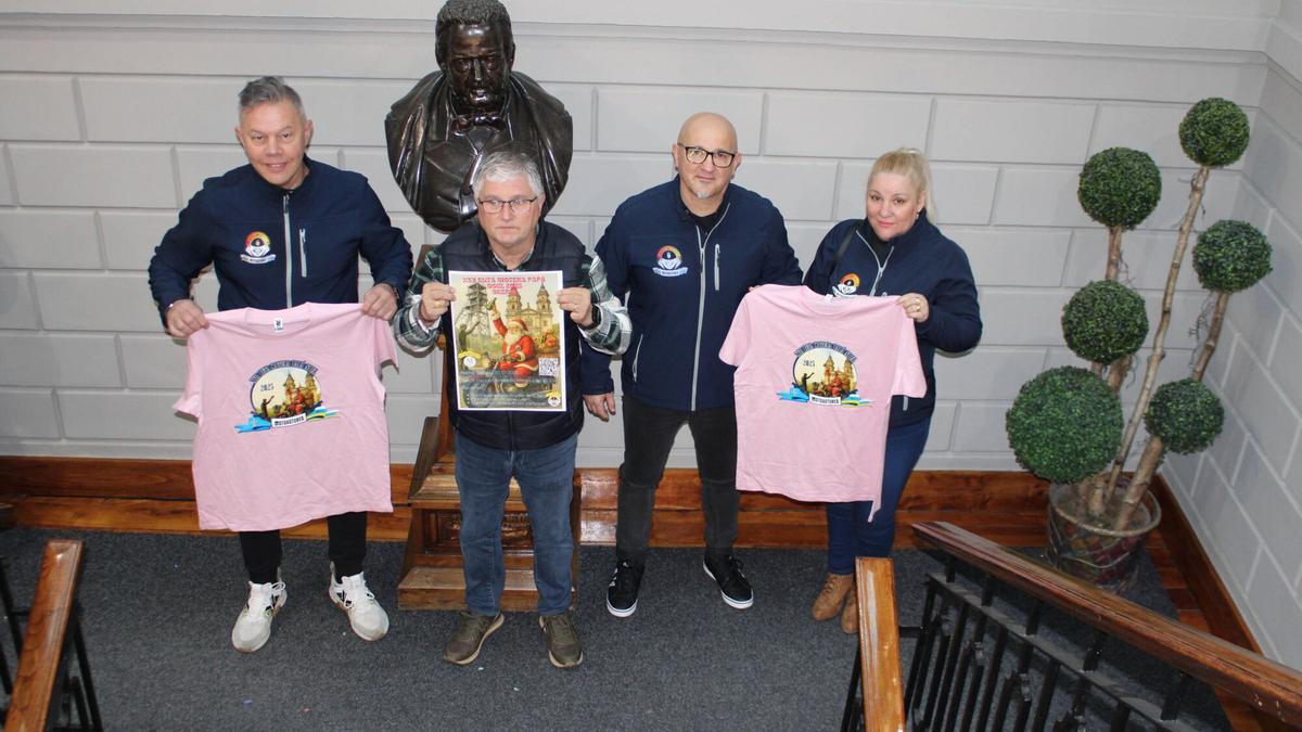 La presentación de la "Papanoelada Motera" de Mieres.