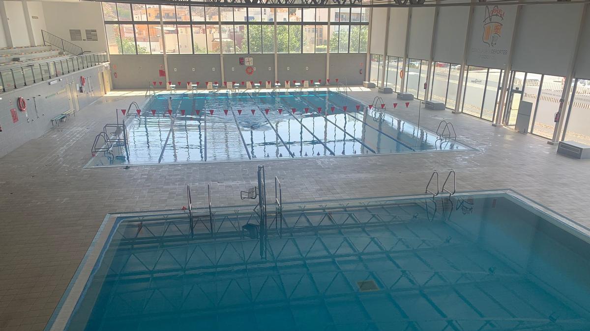 La incidencia afecta a la piscina pequeña interior del Palacio del Agua