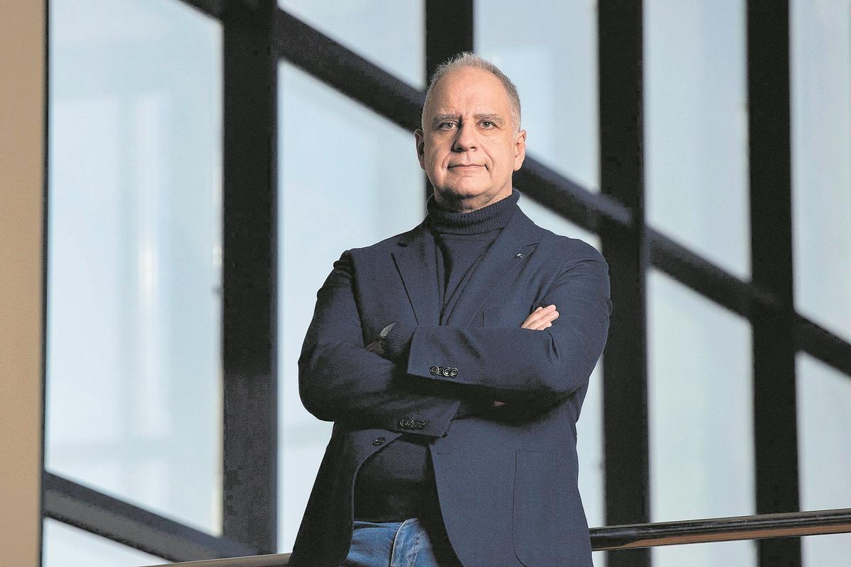 Enrique Lizaso, consejero de Multiverse Computing, en su sede de San Sebastián.