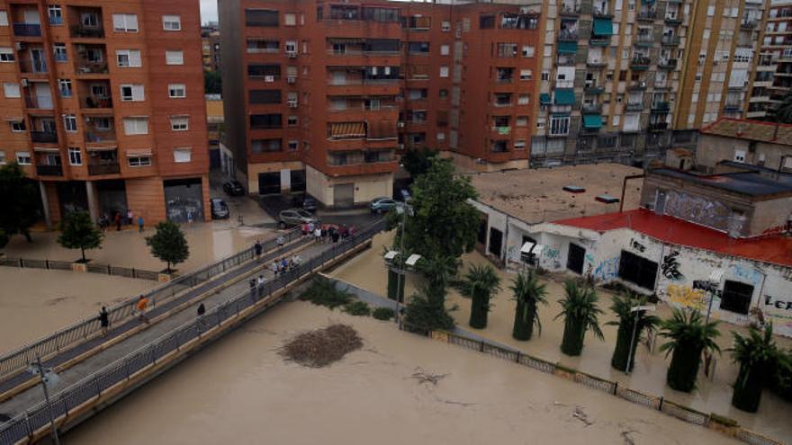 La gota fría inunda Orihuela