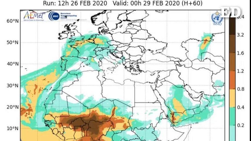 Vuelve la calima a Canarias este fin de semana