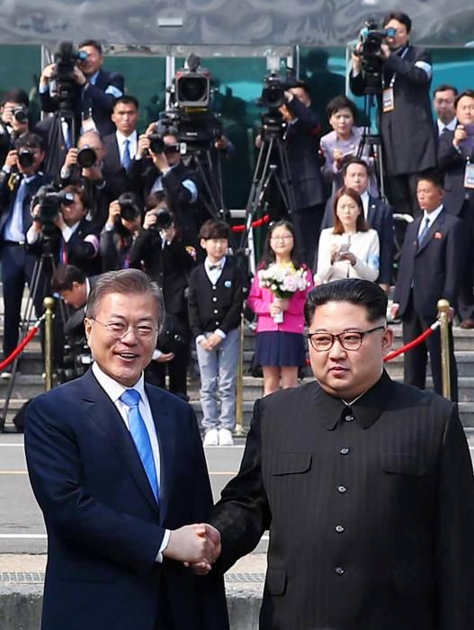 Encuentro entre Kim Jong-un y Moon Jae-in