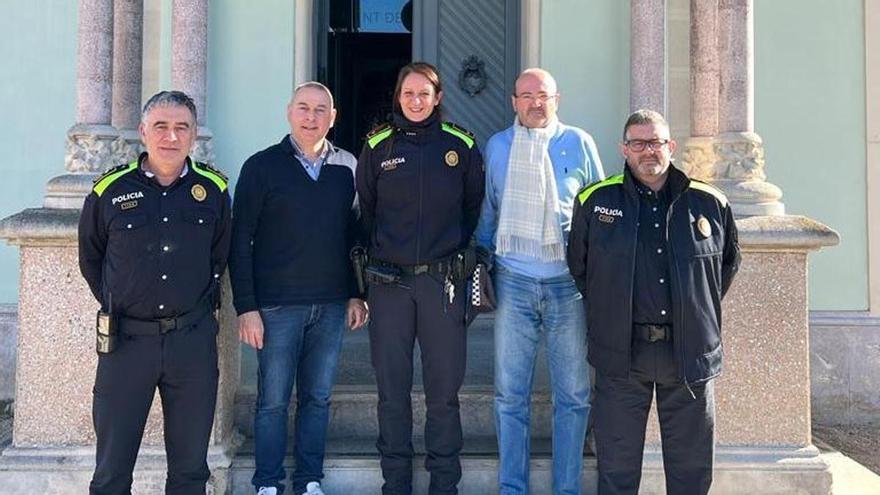 La primera caporala de la Policia Local de Cassà