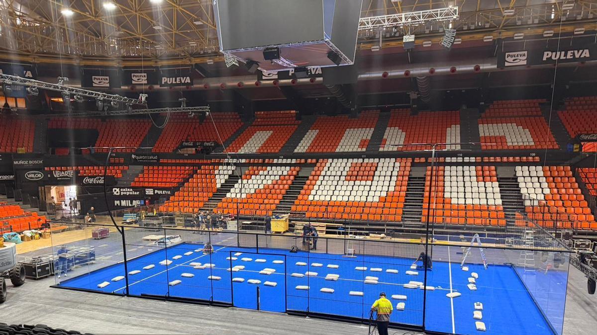La Fonteta se prepara para el Premier Padel Valencia
