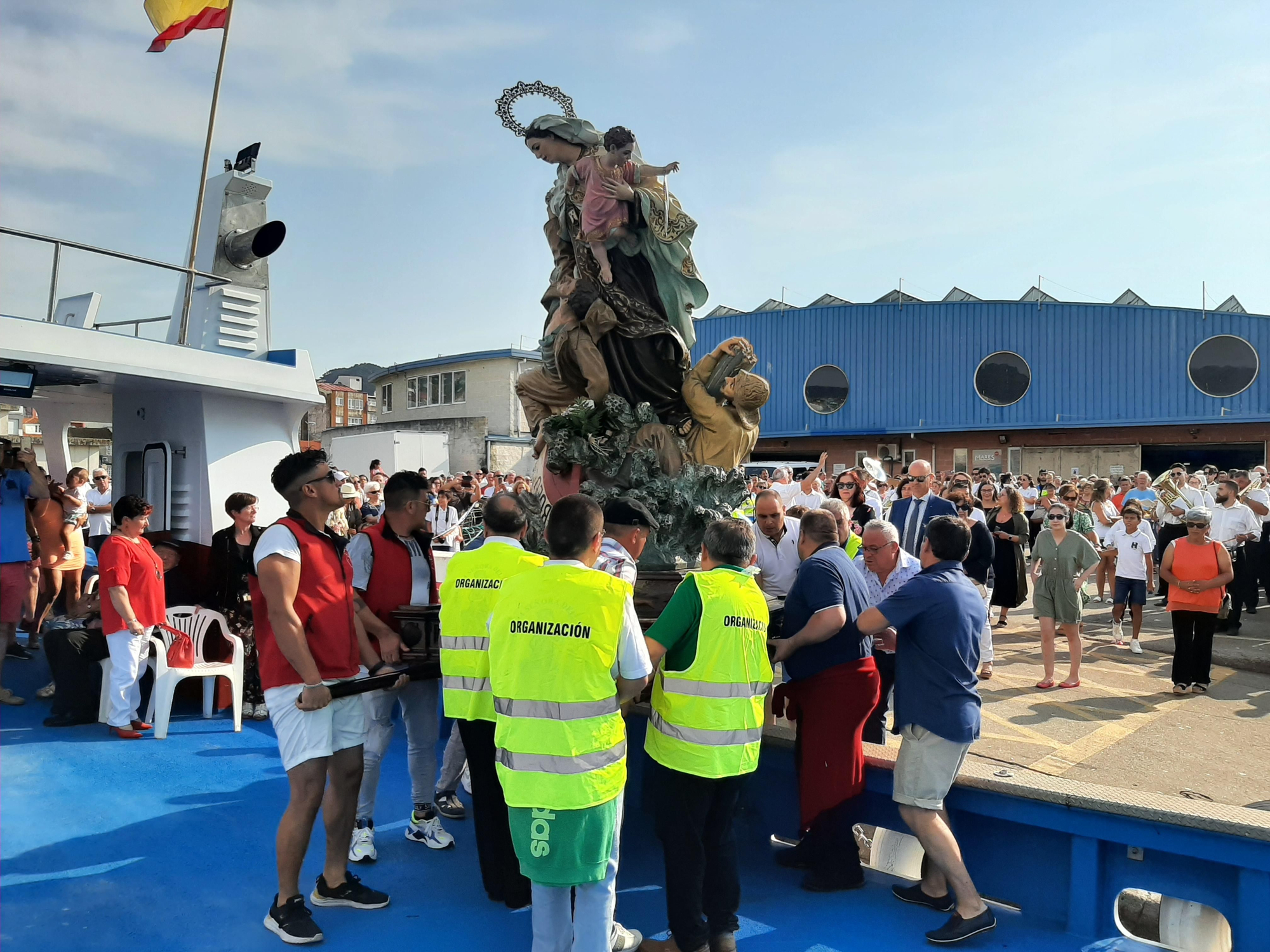 Las celebraciones de la Virgen del Carmen en Bueu