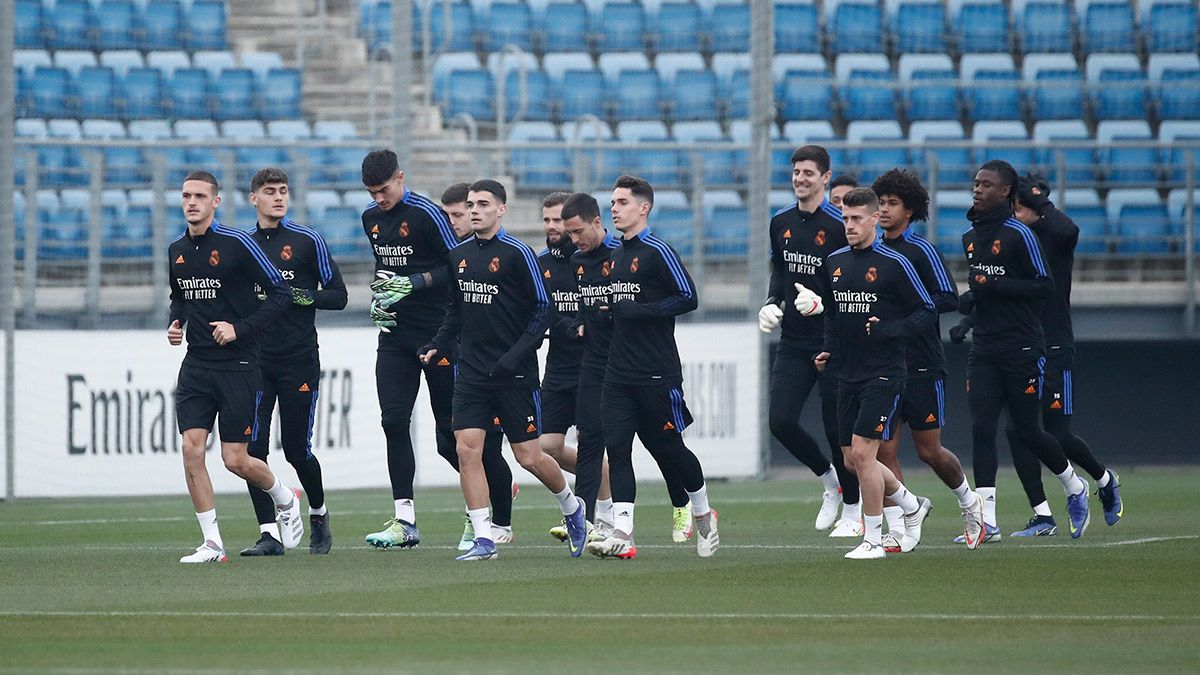 Último entrenamiento del Real Madrid