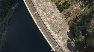 El embalse de Riudecanyes pasa del 1,4% al 14% de su capacidad en apenas 15 días
