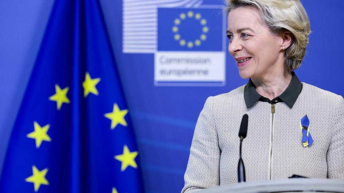 La presidenta de la Comisión Europea, Ursula Von der Leyen.