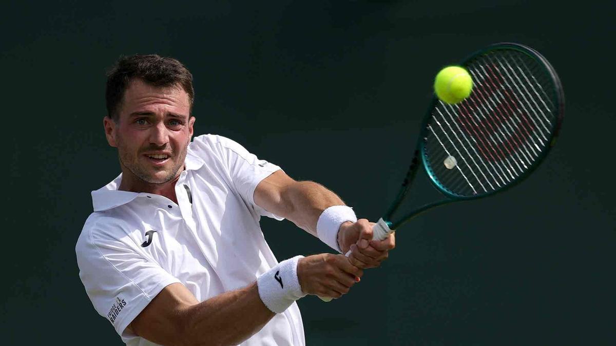 Pedro Martínez Portero pone fin a su mala racha en Wimbledon mientras Carlos Alcaraz descansó ayer y hoy buscará la tercera ronda. //ATP Y EFE