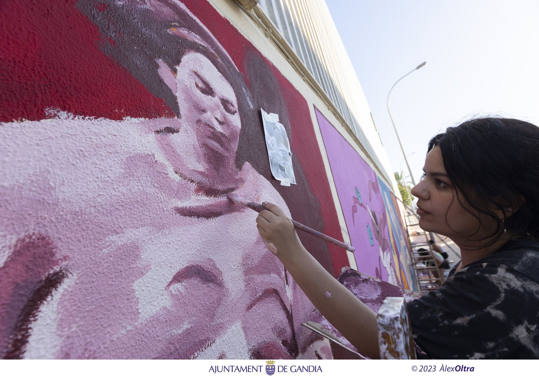 El último mural de Gandia, para las mujeres deportistas