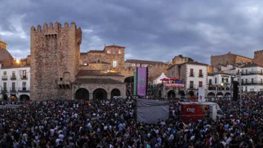 La parte antigua de Cáceres pide silencio