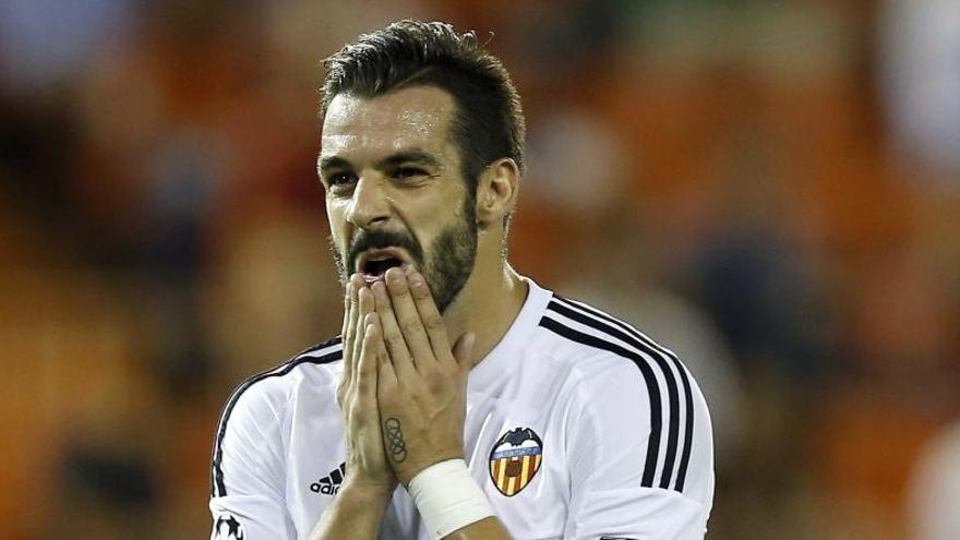 Negredo se lamenta de una ocasión pérdida