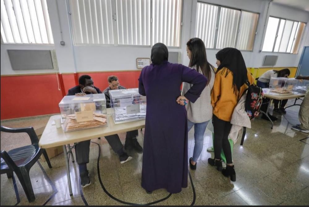 Jornada electoral en Son Gotleu, Palma