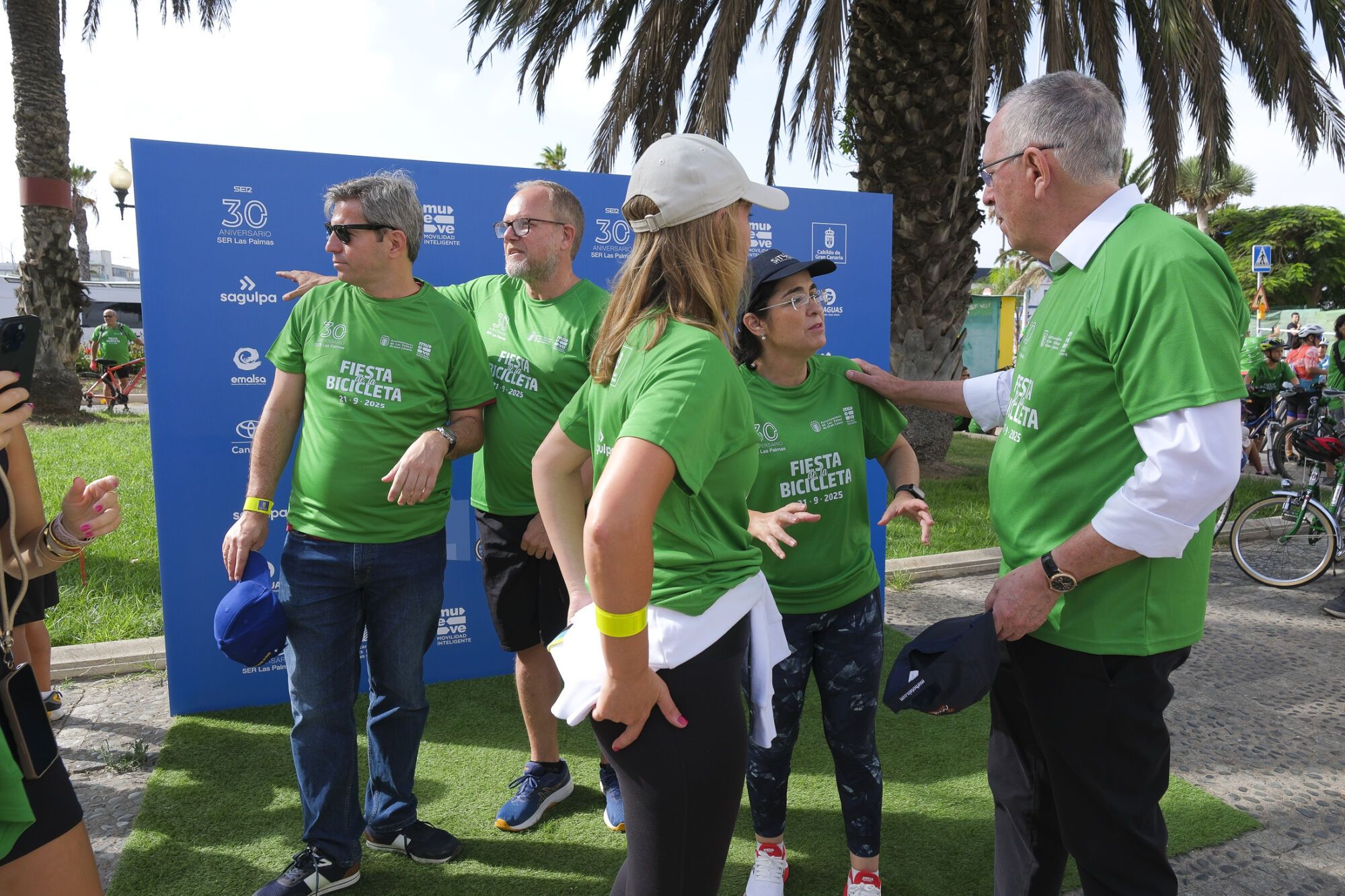 Fiesta de la bici en Las Palmas de Gran Canaria