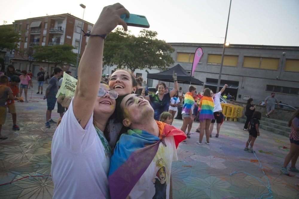 Primera edició de la Rainbow party LGTBI a Sant Vicenç de Castellet