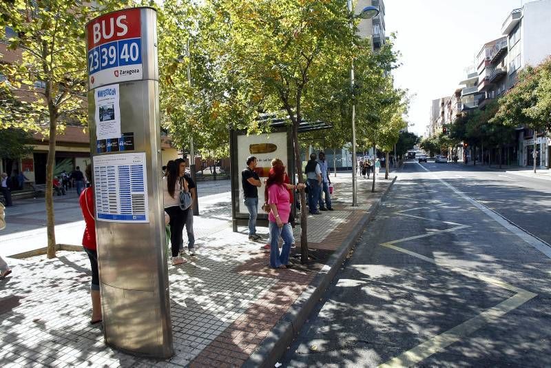 Fotogalería: Comienza la huelga del bus