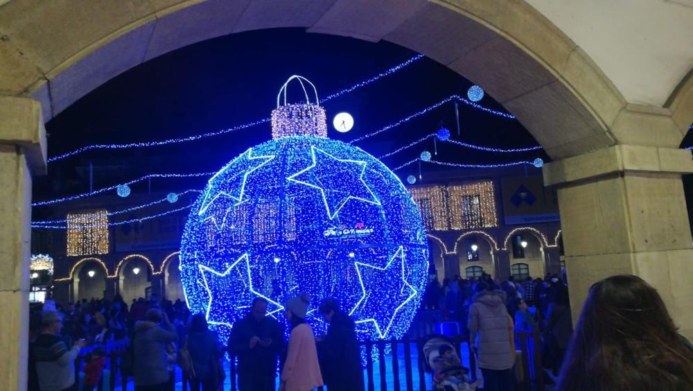 Luces de Navidad en Avilés