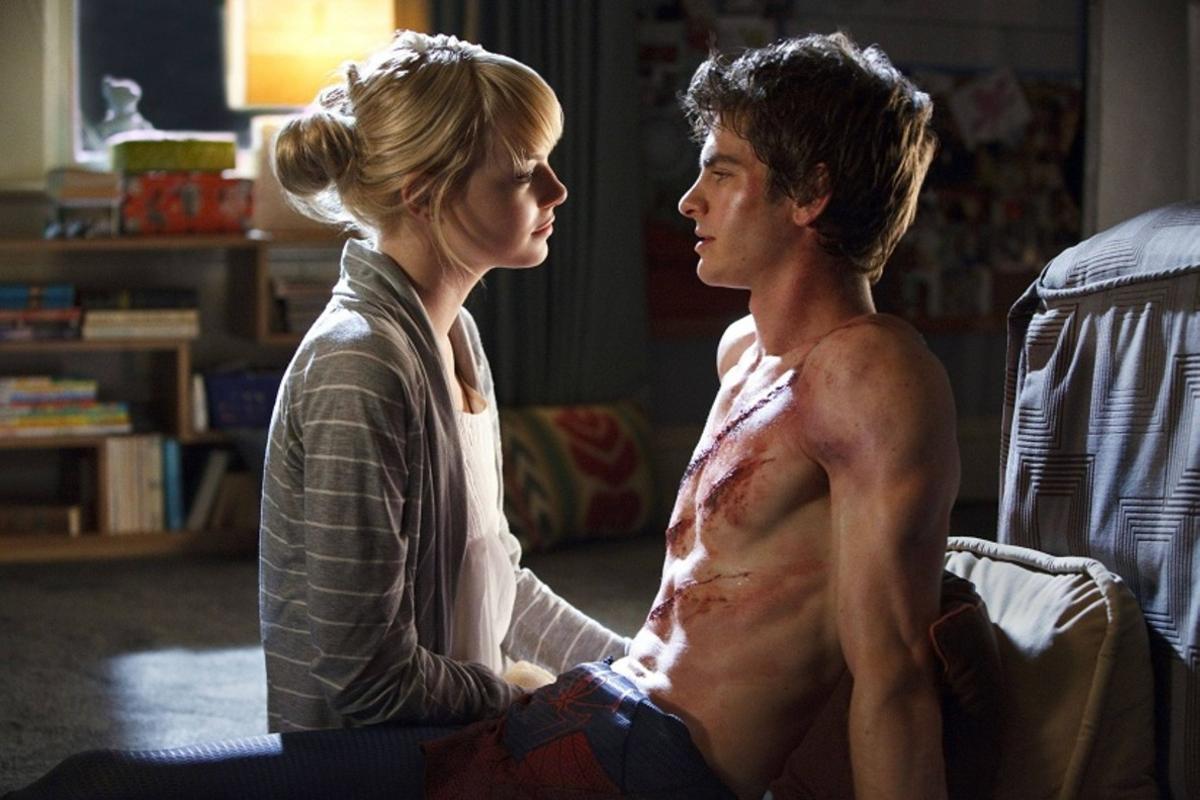 television pelicula amazing spiderman  Andrew Garfield, Emma Stone,  20161118