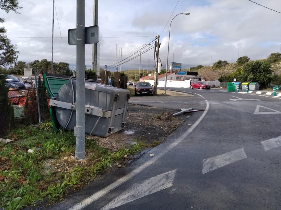 Daños por el temporal en El Campello