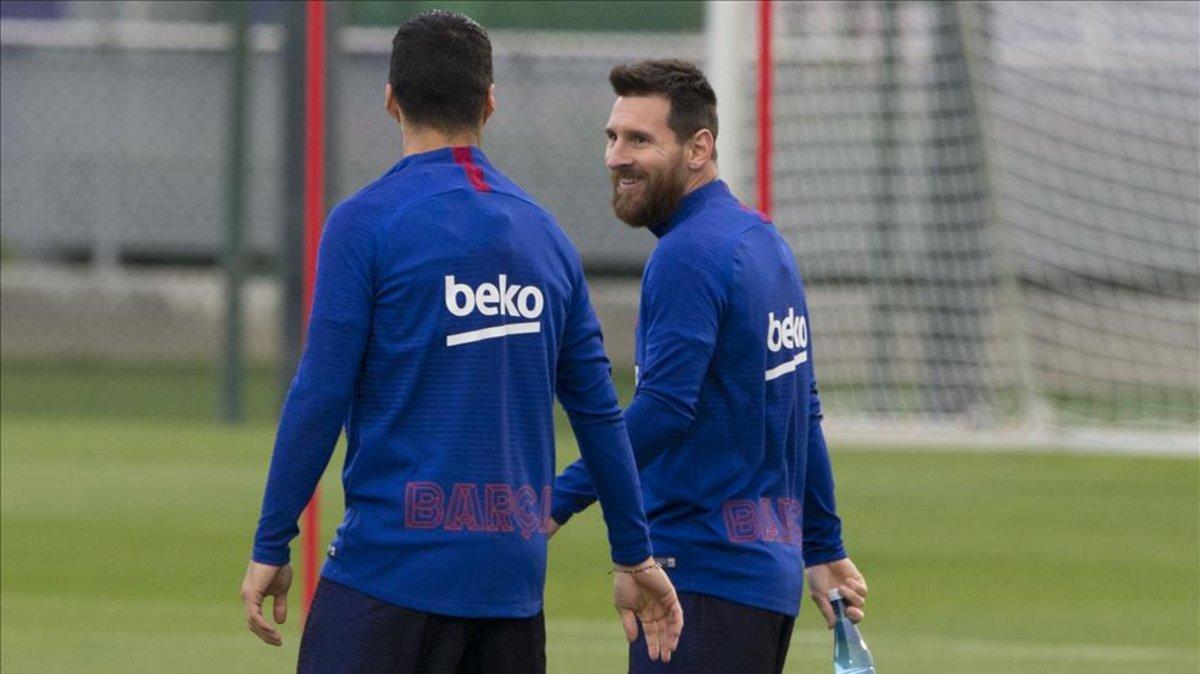 Suárez y Messi, inseparables