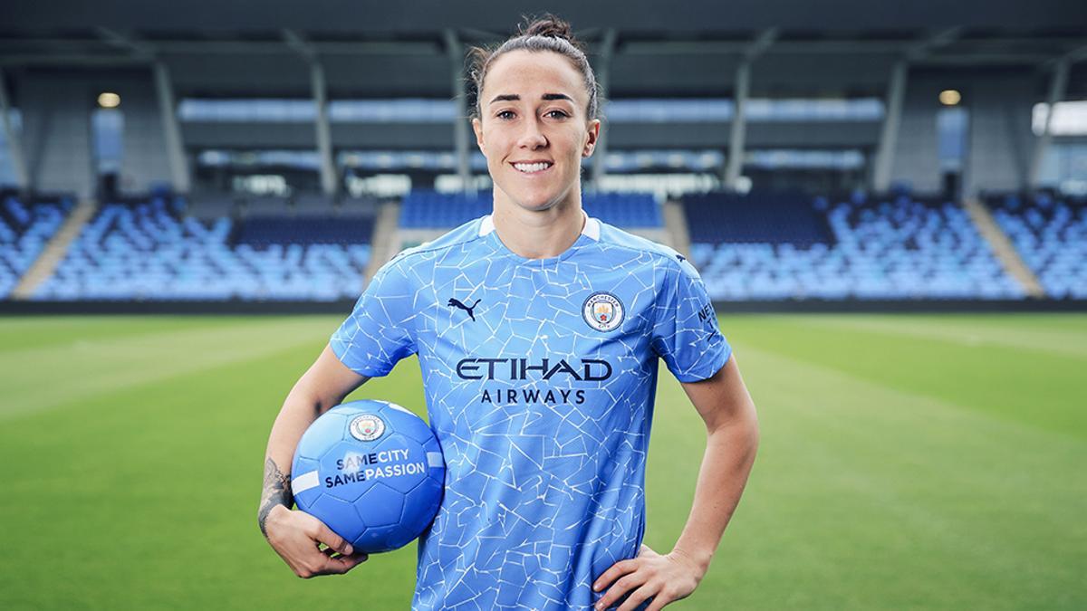 Lucy Bronze, con el Manchester City