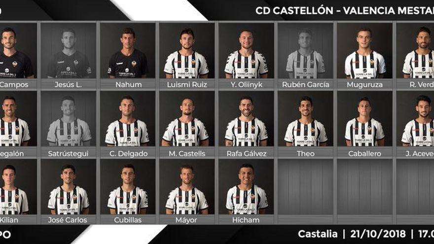 Regalón y Gálvez, altas para el Castellón-Mestalla