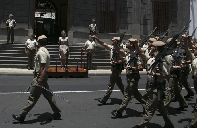 19/07/2017  EJERCITO DEFENSA   visita de la ministra de defensa María Dolores de Cospedal  a la capitanía  de canarias